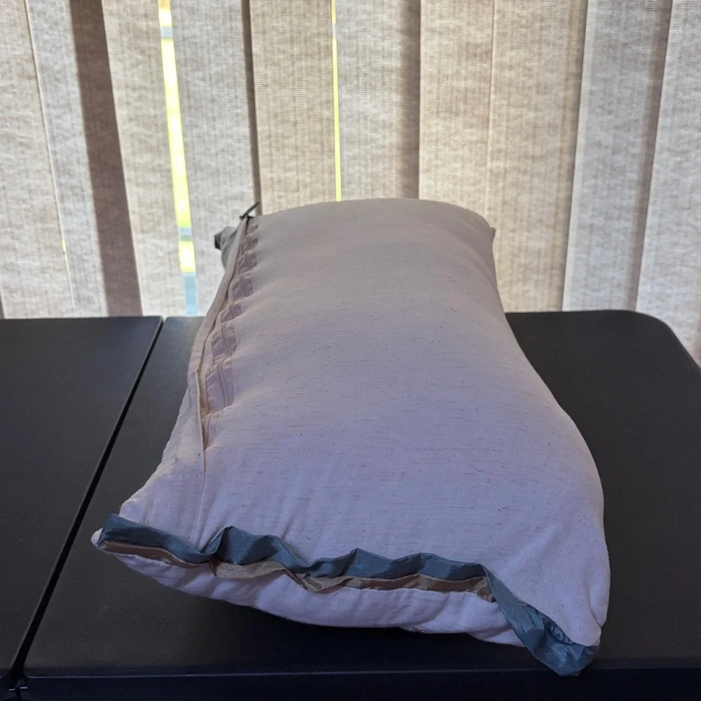 Pier 1 Cream Textured Pillow